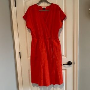 Universal Thread red faux wrap dress